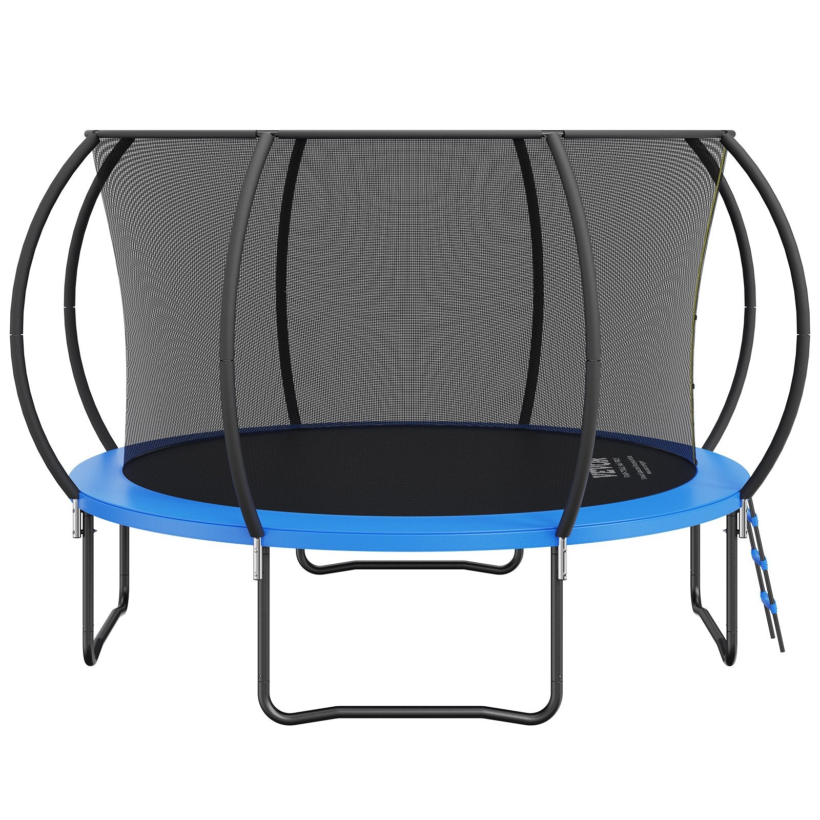 3.66m Trampoline, 181 kg Trampoline with Enclosure Net, Ladder, and Curved Pole, Heavy Duty Trampoline with Jumping Mat and Spring Cover Padding, Outdoor Recreational Trampolines for Kids Adults