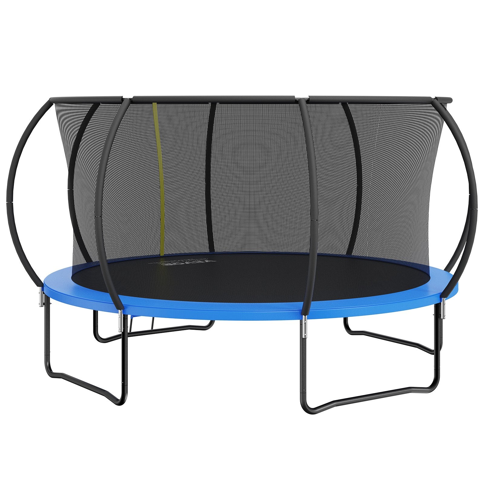 Trampolines & Accessories: VEVOR 14FT Trampoline, 450 lbs Trampoline with Enclosure Net, Ladder, and Curved Pole, Heavy Duty Trampoline with Jumping Mat and Spring Cover Padding, Outdoor Recreational Trampolines for Kids Adults