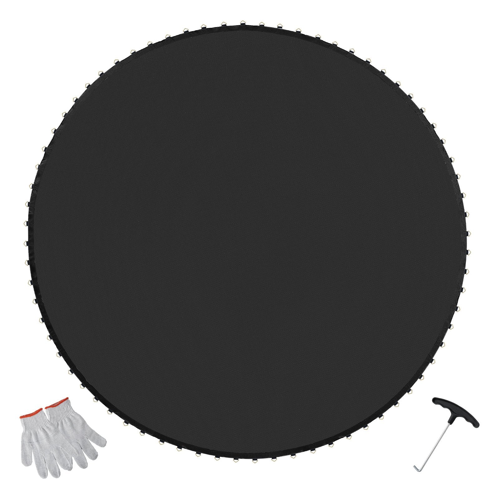Beds & Bed Frames: VEVOR Replacement Trampoline Mat Fits 12ft Frame 72 V-Rings 5.5" Spring Length