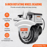 Spreaders & Wheelbarrows: VEVOR Electric Trailer Dolly, 5000lbs Towing Capacity, 350W 12V Trailer Jockey Wheel with 22 ft/min Moving Speed, 12''-24.8'' Adjustable Clamp Height & 8'' Rubber Tire, for Moving Trailer Caravan Boat