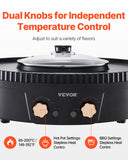 BBQ Tools: VEVOR Hot Pot with Grill 1800W 2-in-1 Electric Smokeless Grill and Hot Pot