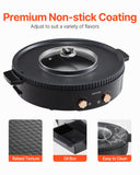 BBQ Tools: VEVOR Hot Pot with Grill 1800W 2-in-1 Electric Smokeless Grill and Hot Pot