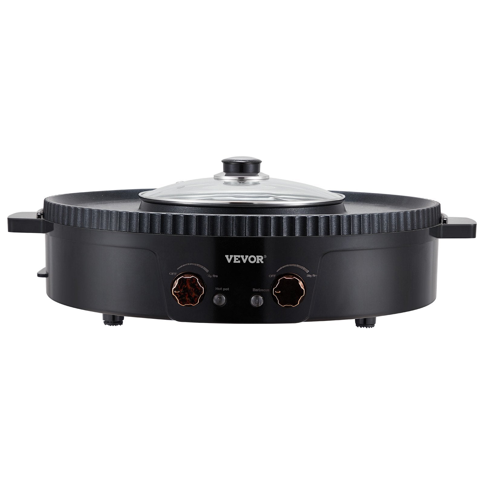 BBQ Tools: VEVOR Hot Pot with Grill 1800W 2-in-1 Electric Smokeless Grill and Hot Pot