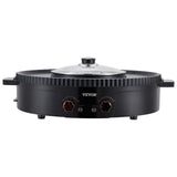 BBQ Tools: VEVOR Hot Pot with Grill 1800W 2-in-1 Electric Smokeless Grill and Hot Pot
