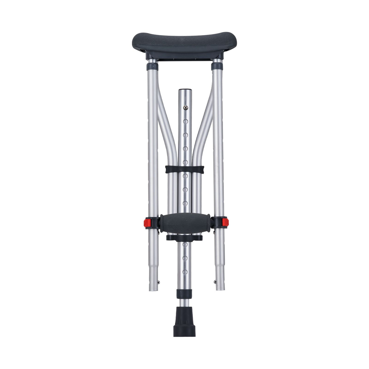 Underarm Crutches, 13-Level Height Adjustable Underarm Walking Crutches, Lightweight Aluminum Crutches for Adults Teenager - with Soft Underarm Pad for Leg Injury Surgery Disabled, 1 Pair 300LBS