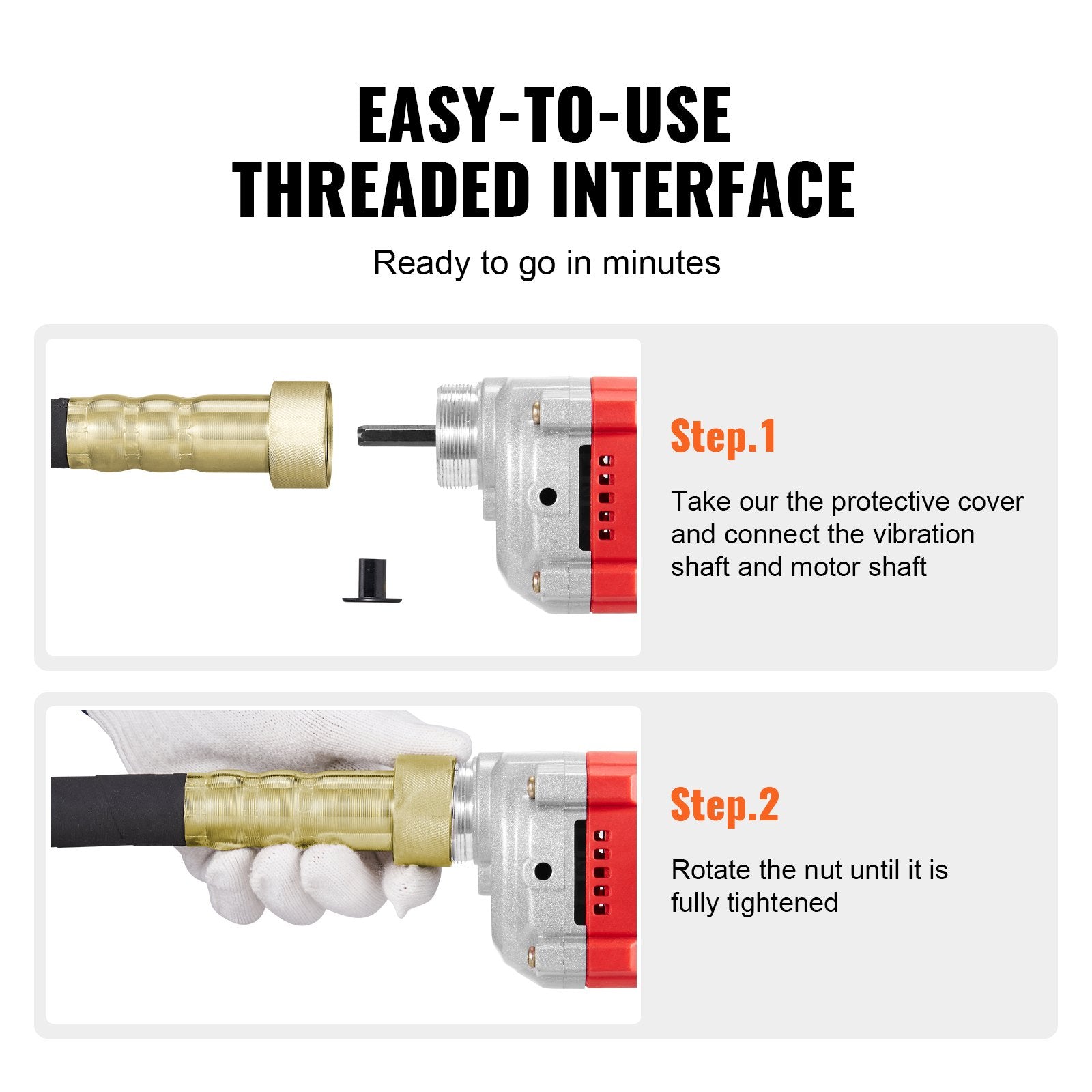 Pool Sweeps & Vacuums: VEVOR Handheld Electric Concrete Vibrator 960W 2M Shaft Air Bubble Remover