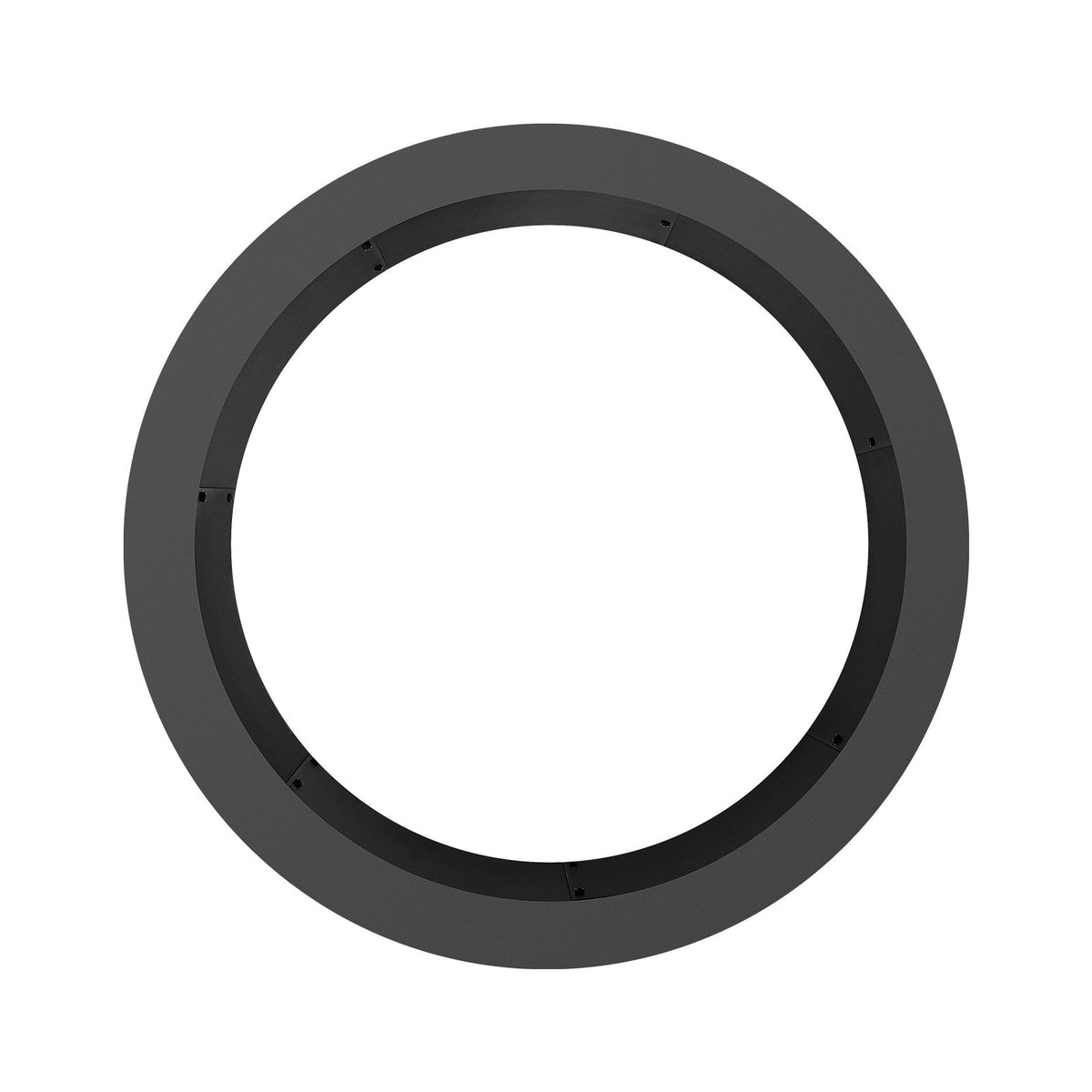 Fire Pit Ring, 44-Inch Outer/39-Inch Inner Diameter, 10inch Height 2.5mm Thick Fire Pit Insert, Heavy Duty Carbon Steel Liner DIY Campfire Ring above or In-Ground, for Outdoor Camping, Bonfires