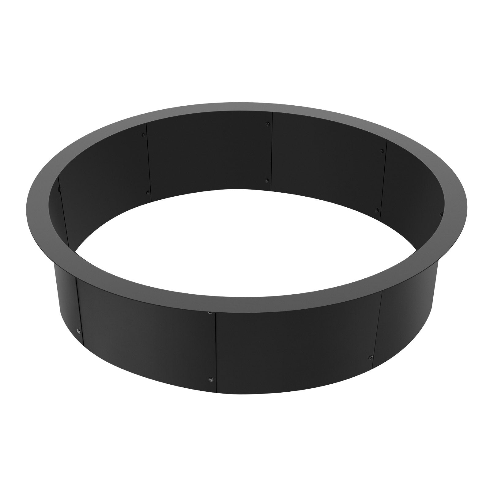 Fire Pits: VEVOR Fire Pit Ring Round 45 Inch Outer Steel Liner DIY Campfire Ring Firepit