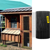 Fencing: VEVOR Hardware Cloth, 48"" x 50\' & 1""x1"" Mesh Size, Galvanized Steel Vinyl Coated 16 Gauge Chicken Wire Fencing with A Cutting Plier & A Pair of Fabric Gloves, for Garden Fencing & Pet Enclosures,