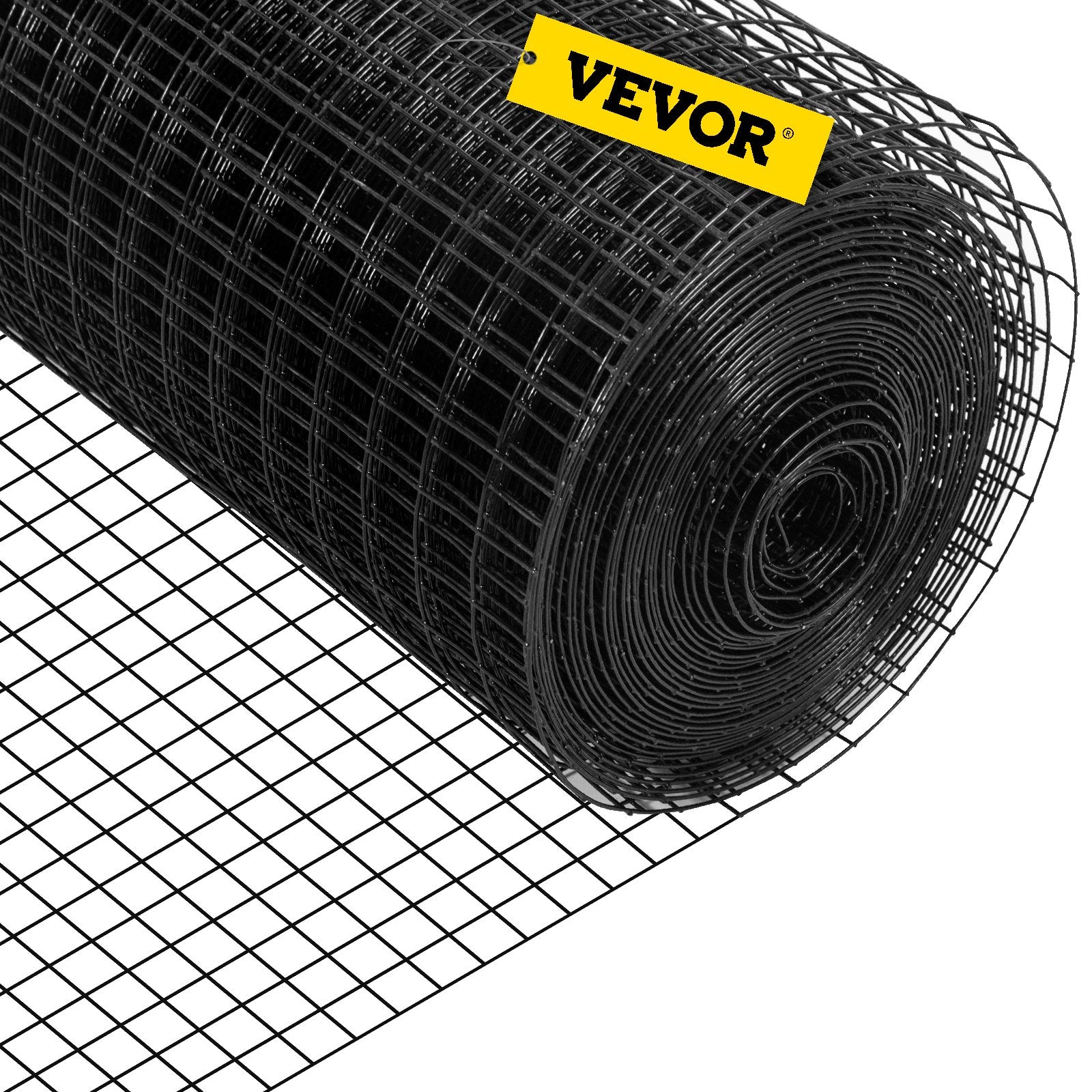 Fencing: VEVOR Hardware Cloth, 48"" x 50\' & 1""x1"" Mesh Size, Galvanized Steel Vinyl Coated 16 Gauge Chicken Wire Fencing with A Cutting Plier & A Pair of Fabric Gloves, for Garden Fencing & Pet Enclosures,