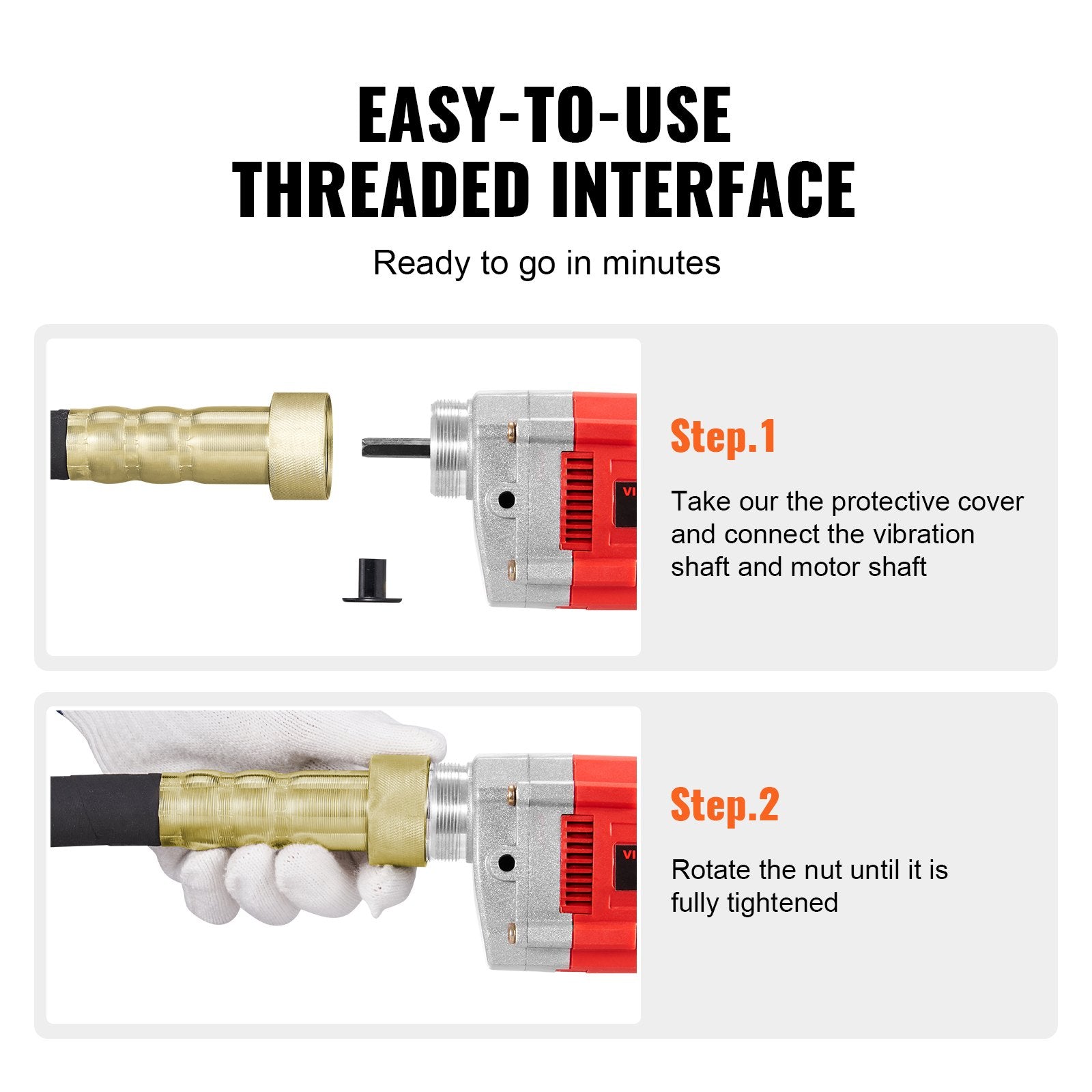 Pool Sweeps & Vacuums: VEVOR Handheld Electric Concrete Vibrator 800W 1.5M Shaft Air Bubble Remover