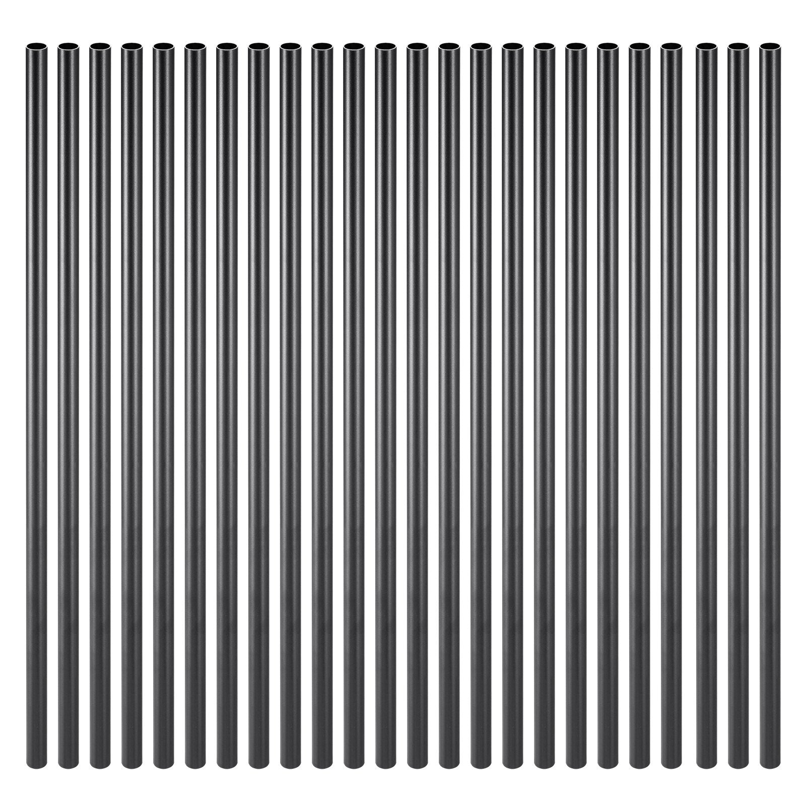 Building Toys: VEVOR Staircase Balusters 101 Pack, 660 mm Aluminum Stair Balusters, 19 mm Water-Proof Round Metal Spindle Railing, Hollow Deck Railing with Rail Caps & Screws for Stairs, Porch, Patio, Matte Black