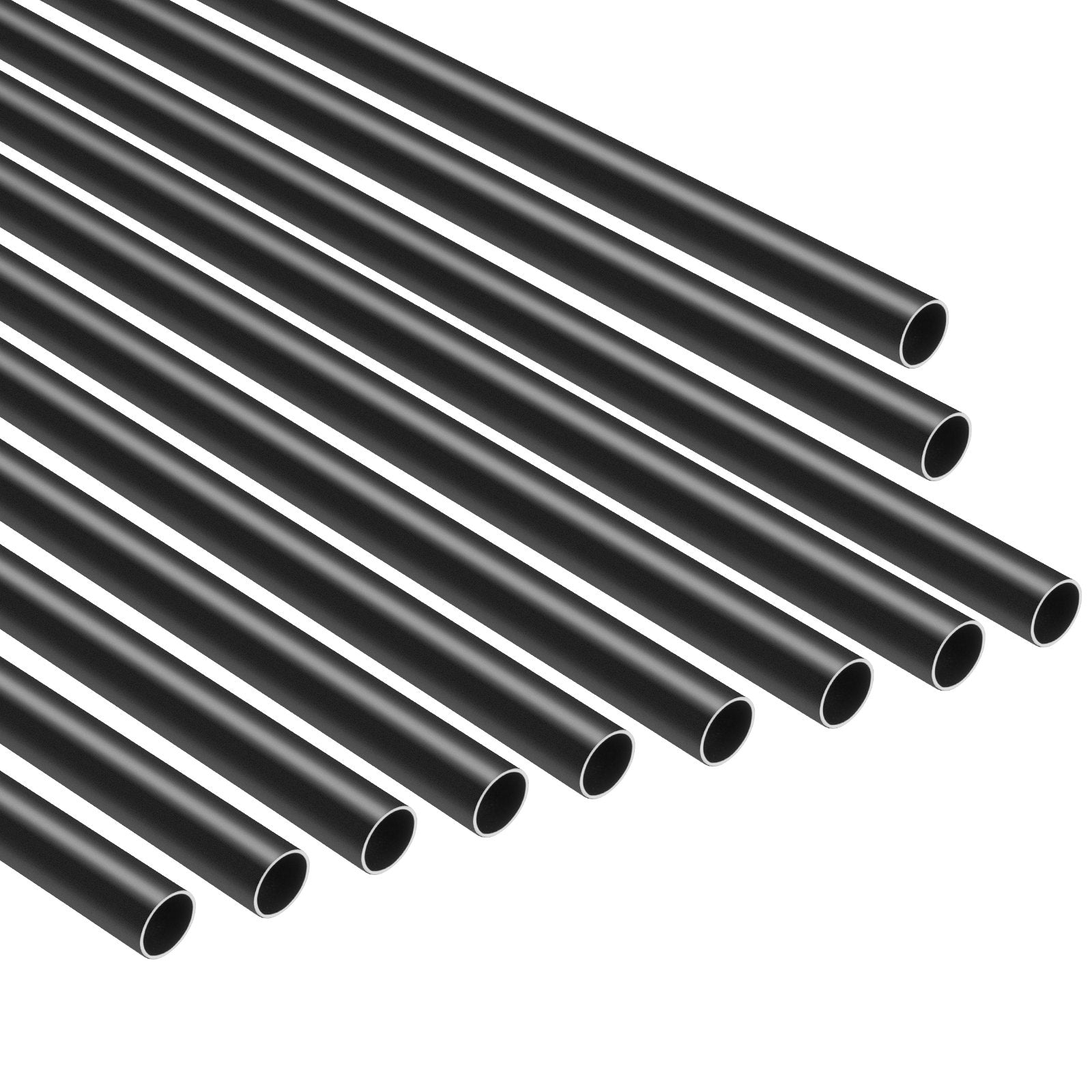 Dog Carriers & Crates: VEVOR Staircase Balusters 51 Pack, 813 mm Aluminum Stair Balusters, 19 mm Water-Proof Round Metal Spindle Railing, Hollow Deck Railing with Rail Caps & Screws for Stairs, Porch, Patio, Matte Black