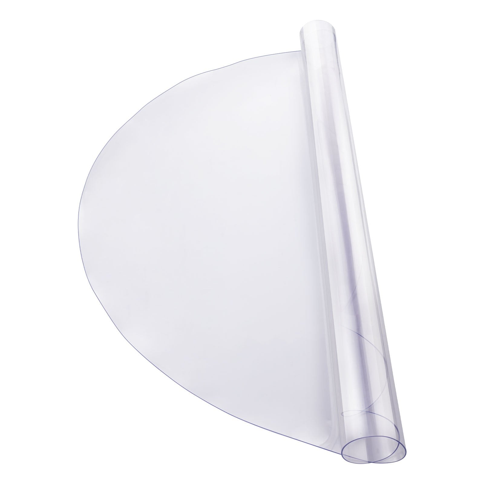 Audio Accessories: VEVOR Plastic Table Cover, 42 x 42 Inch 2.0 mm Thick Clear Table Protector, Round PVC Desk Mat, Waterproof & Easy Cleaning Desk Pad Tablecloth, for Office Dresser Dining Room Table Night Stand