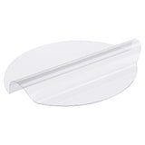 Audio Accessories: VEVOR Plastic Table Cover, 48 x 48 Inch 2.0 mm Thick Clear Table Protector, Round PVC Desk Mat, Waterproof & Easy Cleaning Desk Pad Tablecloth, for Office Dresser Dining Room Table Night Stand