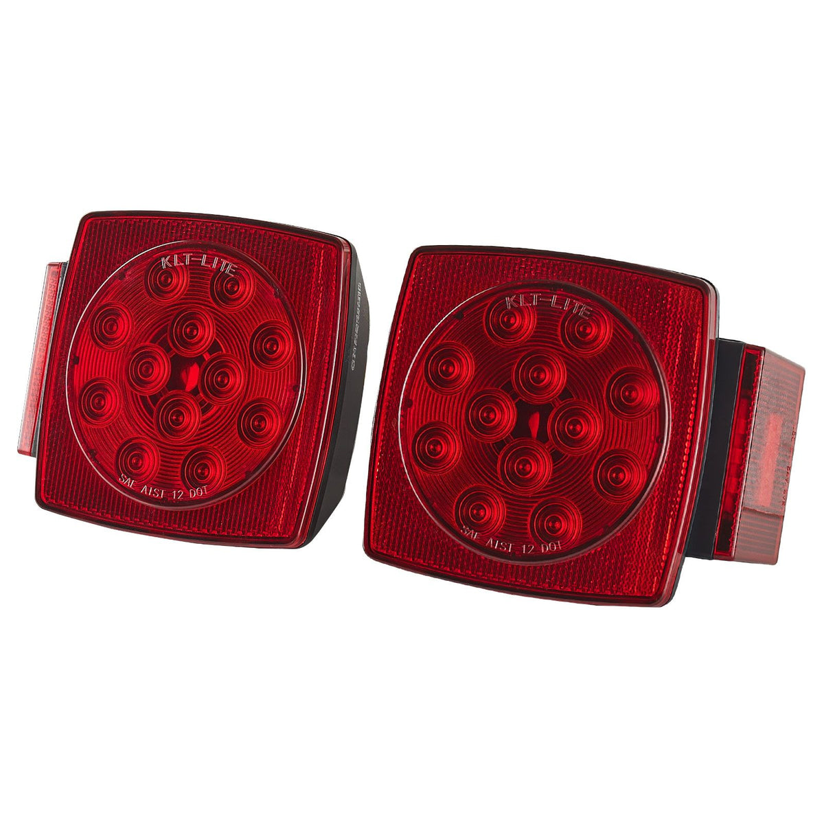 Trailer Lights, LED Trailer Tail Lights Kit with Stop Brake Turn Tail License Plate Clearance Lamp, Waterproof Tow Lighting Kit with Wiring Harness for Boat Truck Camper RV Snowmobile Caravan