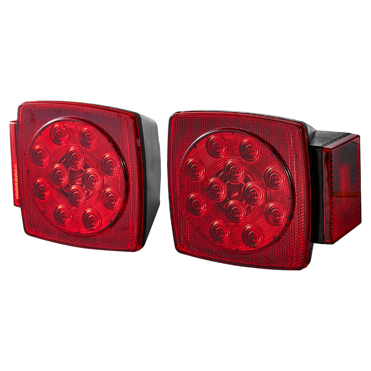 Trailer Lights, LED Trailer Tail Lights Kit with Stop Brake Turn Tail License Plate Clearance Lamp, Waterproof Tow Lighting Kit with Wiring Harness for Boat Truck Camper RV Snowmobile Caravan