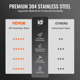 Coat Racks: VEVOR Chimney Cap 6-inch 304 Stainless Steel Round Roof Rain Cap Cover Silver