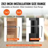 Building Materials: VEVOR 40 Pack Invisible Cable Railing kit, T316 Stainless Steel 3.2mm Invisible Receiver and Swage Stud End for Cable Railing, Swage Tensioner 3.2mm for Wood/Metal Post, Cable Railing Hardware, Black