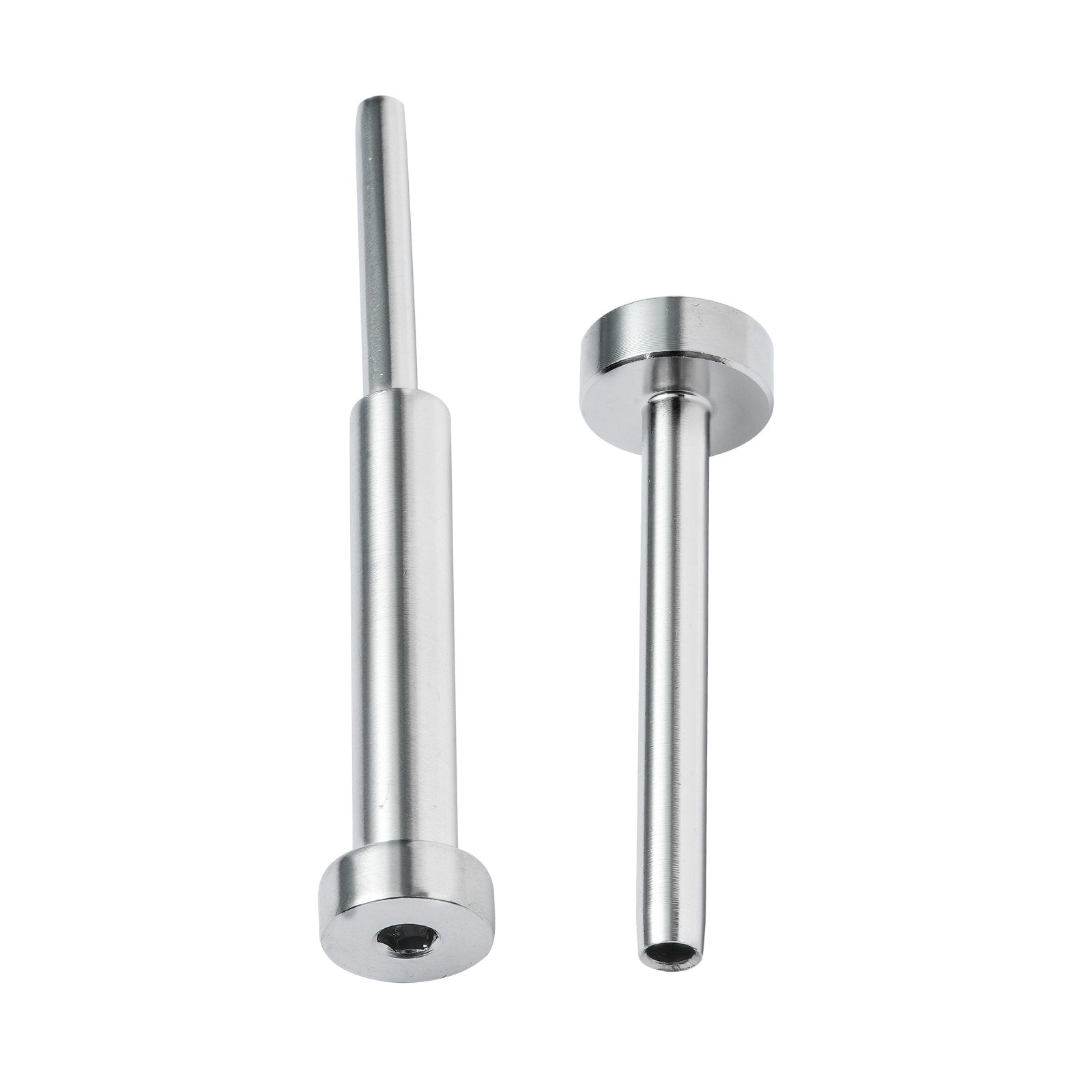 Building Materials: VEVOR 20 Pack Invisible Cable Railing kit, T316 Stainless Steel 3.2mm Invisible Receiver and Swage Stud End for Cable Railing, Swage Tensioner 3.2mm for Wood/Metal Post, Cable Railing Hardware, Silver