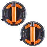 Kitchen & Bathroom DIY: VEVOR Glass Suction Cup, 203 mm 2 Pack 278 kg Capacity, Vacuum Suction Cup with Steel Handle & Carry Box, Heavy Duty Industrial Suction Cup Lifter Tool for Glass, Granite, Tile, Metal, Wood Lifting