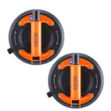 Kitchen & Bathroom DIY: VEVOR Glass Suction Cup, 203 mm 2 Pack 278 kg Capacity, Vacuum Suction Cup with ABS Handle and Carry Box, Heavy Duty Industrial Suction Cup Lifter Tool for Glass, Granite, Tile, Metal, Wood Lifting