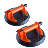 Kitchen & Bathroom DIY: VEVOR Glass Suction Cup, 203 mm 2 Pack 278 kg Capacity, Vacuum Suction Cup with ABS Handle and Carry Box, Heavy Duty Industrial Suction Cup Lifter Tool for Glass, Granite, Tile, Metal, Wood Lifting