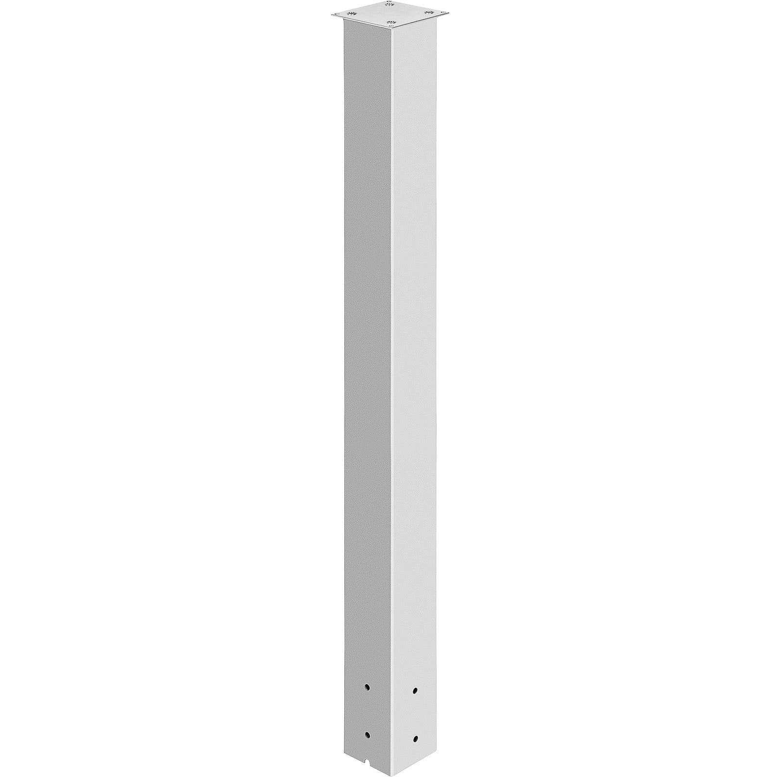 Postage Satchels & Boxes: VEVOR Mailbox Post, 43"" High Mailbox Stand, White Powder-Coated Mail Box Post Kit, Q235 Steel Post Stand Surface Mount Post for Sidewalk and Street Curbside, Universal Mail Post for Outdoor Mailbox