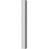 Postage Satchels & Boxes: VEVOR Mailbox Post, 43"" High Mailbox Stand, White Powder-Coated Mail Box Post Kit, Q235 Steel Post Stand Surface Mount Post for Sidewalk and Street Curbside, Universal Mail Post for Outdoor Mailbox