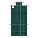 Swimming Pools: VEVOR Pool Safety Cover Fits18x36ft Inground Safety Pool Cover Green Mesh with 4x8ft Center End Steps Solid Pool Safety Cover for Swimming Pool Winter