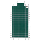Pool Covers & Accessories: VEVOR Pool Safety Cover Fits 20x40ft Rectangle Inground Safety Pool Cover Green Mesh with 4x8ft Center End Steps Solid Pool Safety Cover for Swimming Pool Winter Safety Cover