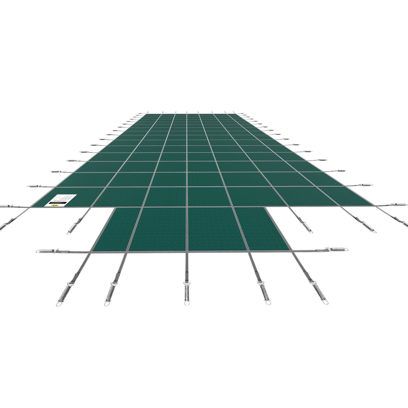 Pool Covers & Accessories: VEVOR Pool Safety Cover Fits 20x40ft Rectangle Inground Safety Pool Cover Green Mesh with 4x8ft Center End Steps Solid Pool Safety Cover for Swimming Pool Winter Safety Cover