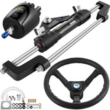Automotive Repair & Speciality Tools: VEVOR Hydraulic Steering Kit 300HP, Hydraulic Boat Steering Kit Helm Pump, Hydraulic Boat Steering Kit Without Hydraulic Steering Hose for Boat Steering System