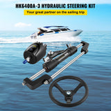 Automotive Repair & Speciality Tools: VEVOR Hydraulic Steering Kit 300HP, Hydraulic Boat Steering Kit Helm Pump, Hydraulic Boat Steering Kit Without Hydraulic Steering Hose for Boat Steering System
