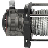 Automotive Decor: VEVOR Industrial Hydraulic Winch 4535kg, Hydraulic Anchor Winch with 24m Strong Steel Cable, Hydraulic Drive Winch Adapter Kit, Utility Winch with Mechanical Lock for Tacoma Yukon Hummer, etc.