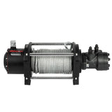 Automotive Decor: VEVOR Industrial Hydraulic Winch 4535kg, Hydraulic Anchor Winch with 24m Strong Steel Cable, Hydraulic Drive Winch Adapter Kit, Utility Winch with Mechanical Lock for Tacoma Yukon Hummer, etc.