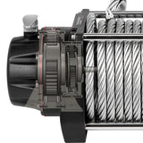 Automotive Decor: VEVOR Industrial Hydraulic Winch 9071kg, Hydraulic Anchor Winch with 24m Strong Steel Cable, Hydraulic Drive Winch Adapter Kit, Utility Winch with Mechanical Lock for Tacoma Yukon Hummer, etc.