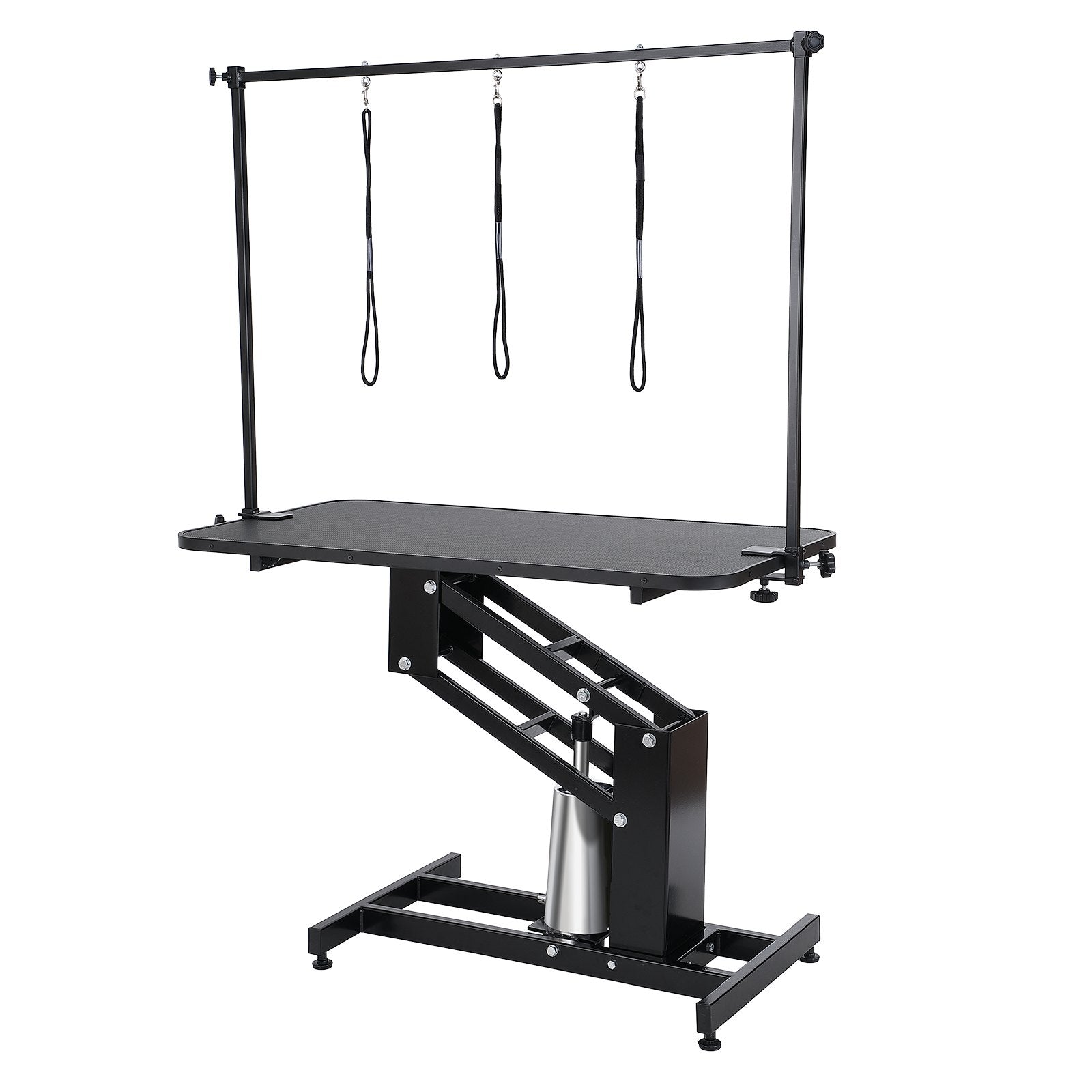 Dog Grooming Supplies: VEVOR 109cm Hydraulic Pet Grooming Table, Heavy Duty Dog Grooming Arm for Medium/ Small Dogs, Height Adjustable Dog Grooming Station, Anti Slip Tabletop /Dog Grooming Station, Max Bearing 182kg