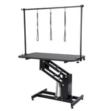 Dog Grooming Supplies: VEVOR 109cm Hydraulic Pet Grooming Table, Heavy Duty Dog Grooming Arm for Medium/ Small Dogs, Height Adjustable Dog Grooming Station, Anti Slip Tabletop /Dog Grooming Station, Max Bearing 182kg