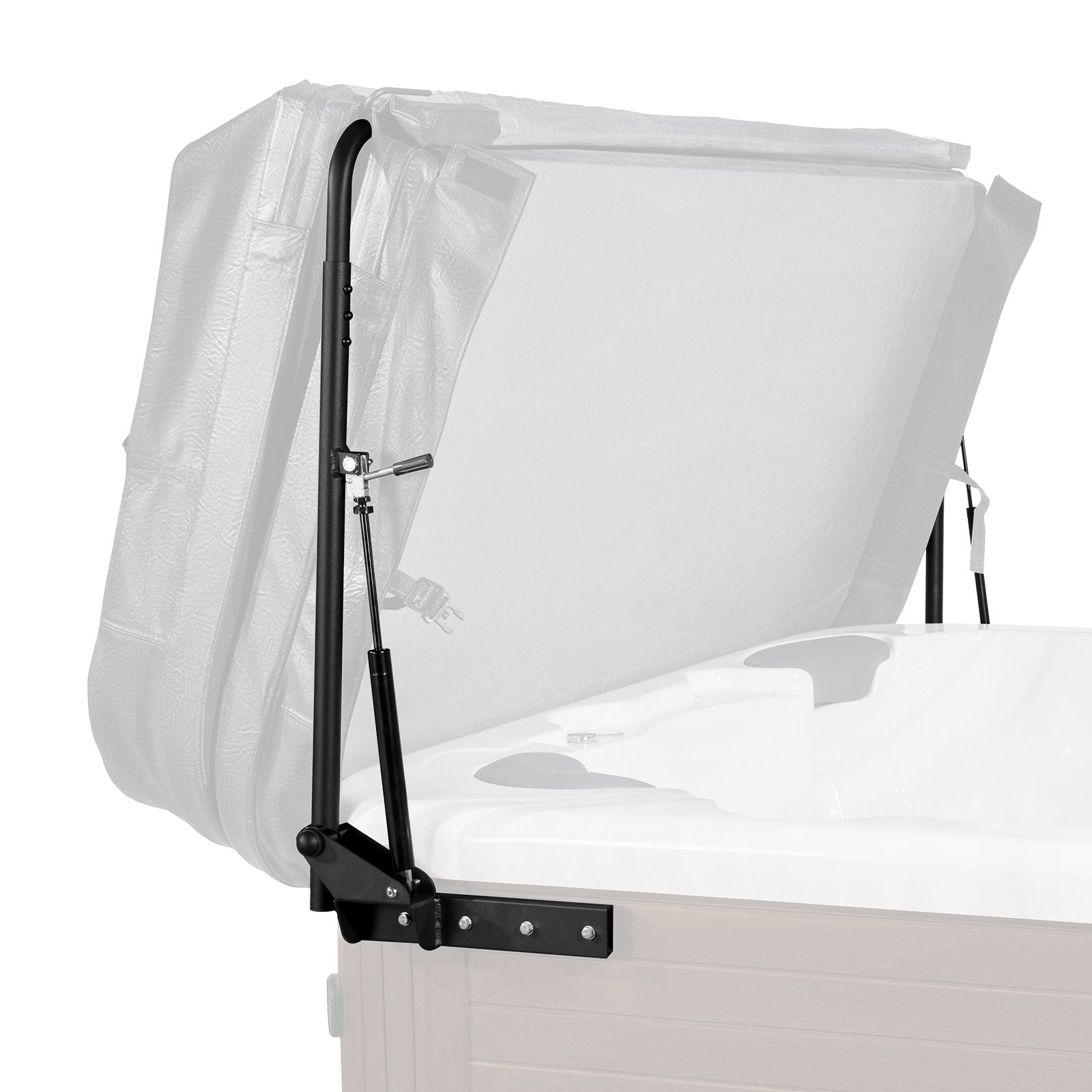 Cat Scratchers: VEVOR Hot Tub Cover Lift, Spa Cover Lift, Hydraulic, Width 175.26cm - 254.11cm Adjustable, Installed on Both Sides at the Top, Suitable for Various Sizes of Rectangular Bathtubs, Hot Tubs, Spa