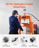 Tool Clamps & Vices: VEVOR 20 T Hydraulic Shop Press Hydraulic Press with Press Plate for Bending
