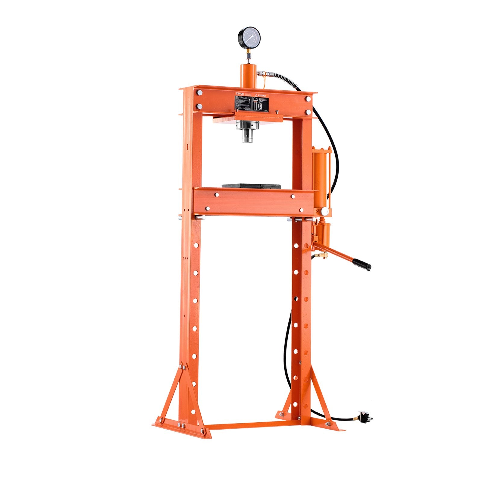 Tool Clamps & Vices: VEVOR 20 T Hydraulic Shop Press Hydraulic Press with Press Plate for Bending