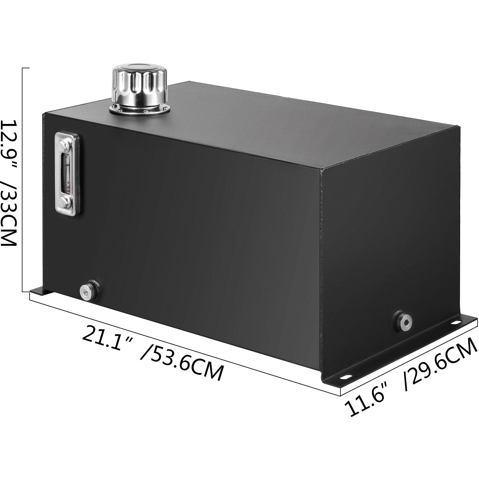 Food Dehydrators: VEVOR Hydraulic Fluid Reservoir Tank 10 Gallon Hydraulic Oil Reservoir Hydraulic Steel Tank Reservoir, Hydraulic Oil Tank Reservoir, Hydraulic Reservoir with a Temp Gauge