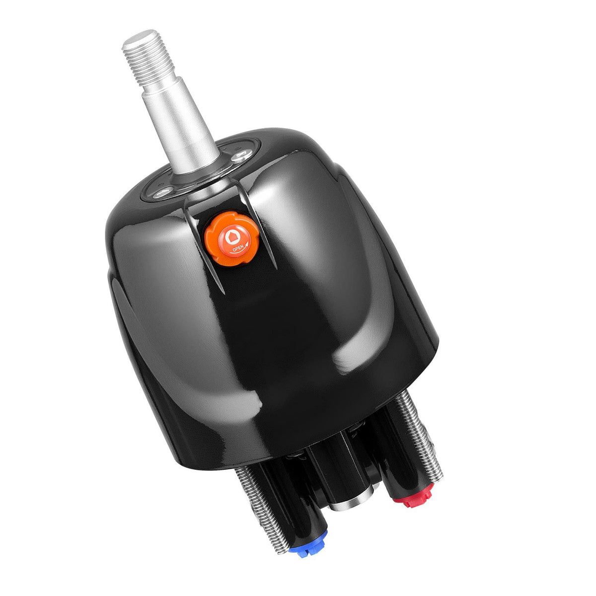 Hydraulic Steering Kit, 150 HP, Marine Boat Hydraulic Steering System, with 6.9 MPa/1000 psi Helm Pump, Two-Way Lock Cylinder, and 6 m High-Strength Hoses, for Single Station, Single-Engine Use