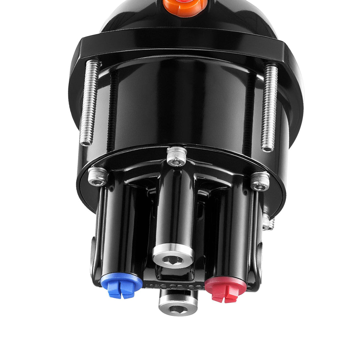 Hydraulic Steering Kit, 90 HP, Marine Boat Hydraulic Steering System, with 6.9 MPa/1000 psi Helm Pump, Two-Way Lock Cylinder, and 6 m High-Strength Hoses, for Single Station, Single-Engine Use
