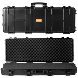 Camp Safety Equipment: VEVOR Rifle Case, Rifle Hard Case with 3 Layers Fully-protective Foams, 42 inch lockable Hard Gun Case with Wheels, IP67 Waterproof & Crushproof, for Two Rifles or Shotguns, Airsoft Gun