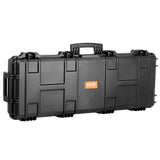 Camp Safety Equipment: VEVOR Rifle Case, Rifle Hard Case with 3 Layers Fully-protective Foams, 42 inch lockable Hard Gun Case with Wheels, IP67 Waterproof & Crushproof, for Two Rifles or Shotguns, Airsoft Gun