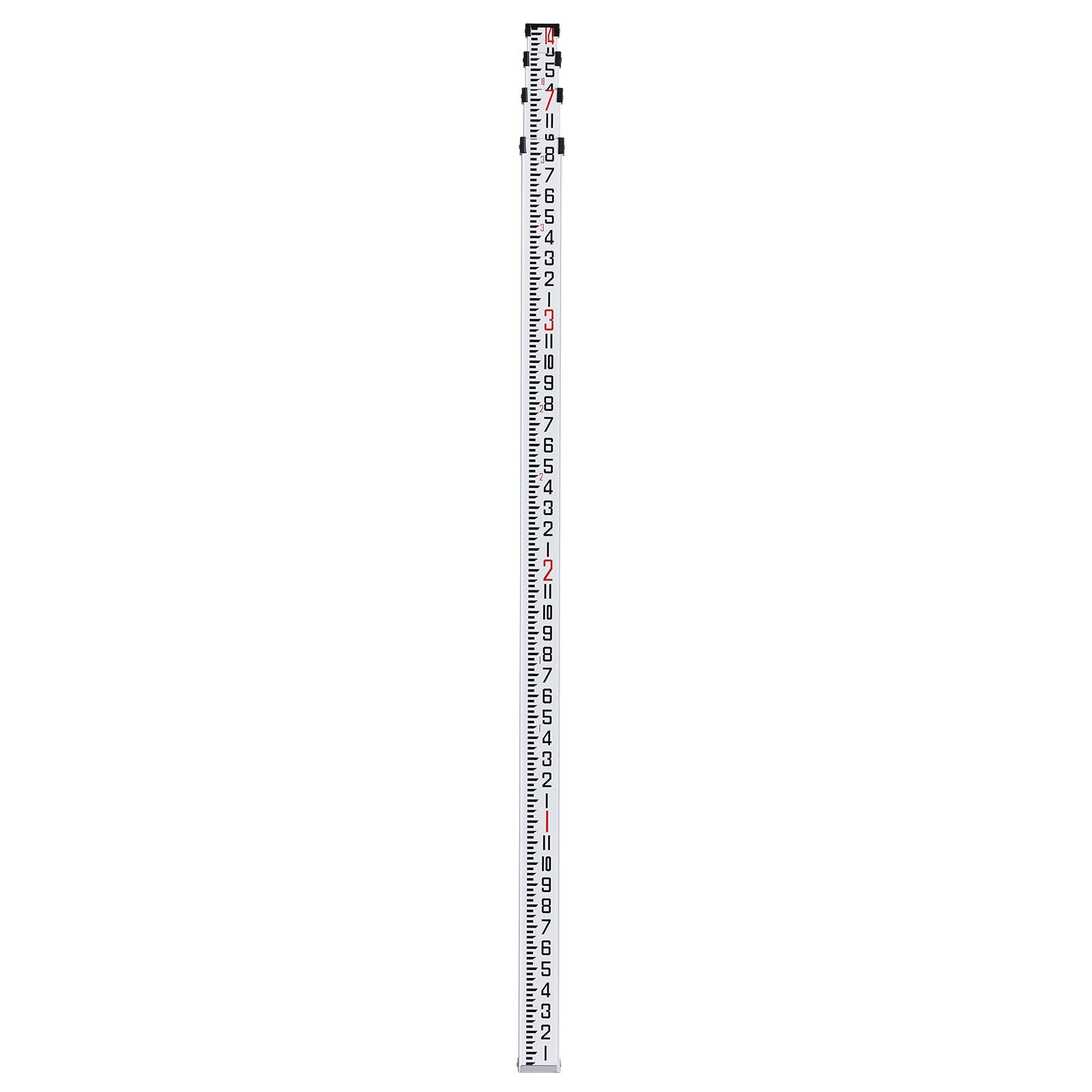 Measuring Tools & Sensors: VEVOR Aluminum Grade Rod, 14-Feet/8ths 4 Sections Telescopic Measuring Rod, Double-Sided Scale 1/8in Leveling Rod Stick, Aluminum Alloy Survey Rod w/ Bubble Level &Carrying Bag for Houses,Walls,Floors