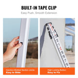 Kitchen & Bathroom DIY: VEVOR Measuring Rod 16-Feet/10ths 4 Sections Telescopic Grade Rod 1/10ft w/ Bag