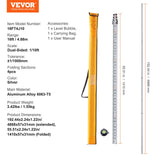 Kitchen & Bathroom DIY: VEVOR Measuring Rod 16-Feet/10ths 4 Sections Telescopic Grade Rod 1/10ft w/ Bag